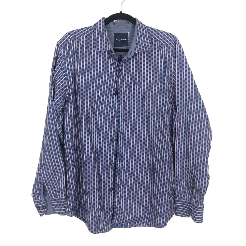 TOMMY BAHAMA island modern fit button up F25